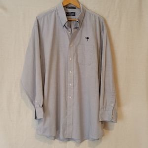 Citadel Men’s Button Down Pinpoint 80's 2-Ply Cotton Size 18/35